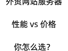 外贸网站服务器怎么选?价格低的就好?